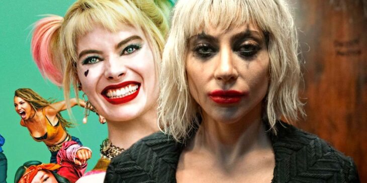 Margot Robbie e Lady Gaga como suas versões da Arlequina