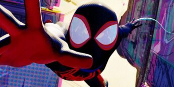 Miles Morales em ação na franquia Aranhaverso