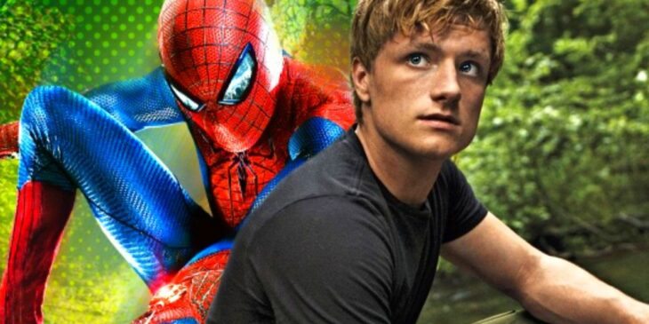 Homem-Aranha e Josh Hutcherson