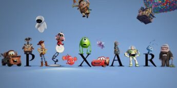 Grupo de personagens da Pixar