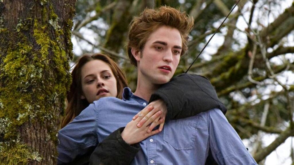 Kristen Stewart e Robert Pattinson no 1º filme de Crepúsculo