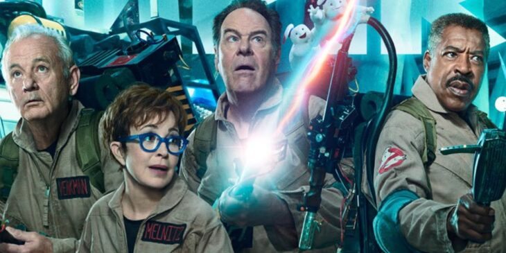 Caça-Fantasmas originais em Ghostbusters Mais Além