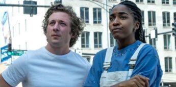 Jeremy Allen White e Ayo Edebiri em O Urso