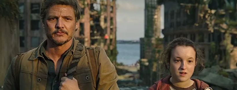 Pedro Pascal e Bella Ramsey em The Last of Us