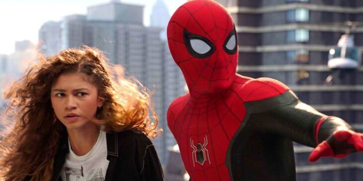 Zendaya e Tom Holland na franquia Homem-Aranha
