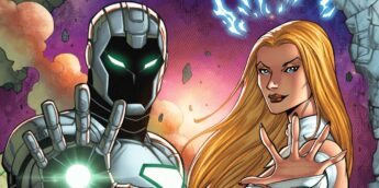 Homem de Ferro e Emma Frost