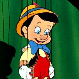Pinóquio em clássica animação da Disney