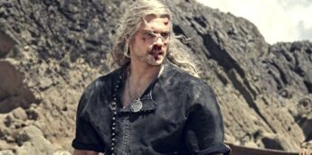 Henry Cavill como Geralt na adaptação de The Witcher