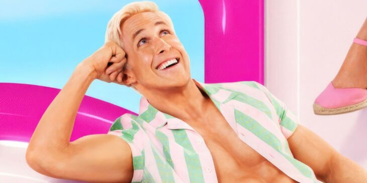 Ryan Gosling com visual de Ken para Barbie