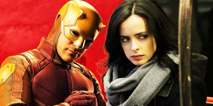 Demolidor e Krysten Ritter como Jessica Jones
