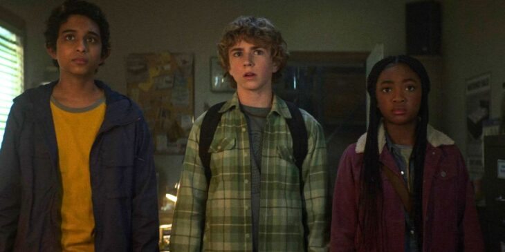 Grover, Percy Jackson e Annabeth Chase