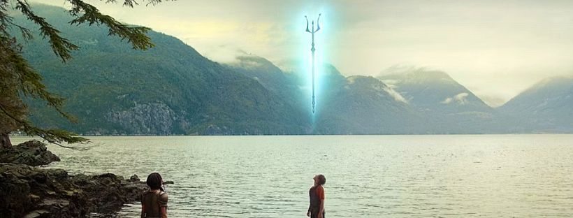 Percy sendo reclamado por Poseidon