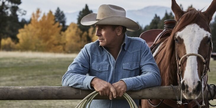 Yellowstone com Kevin Costner