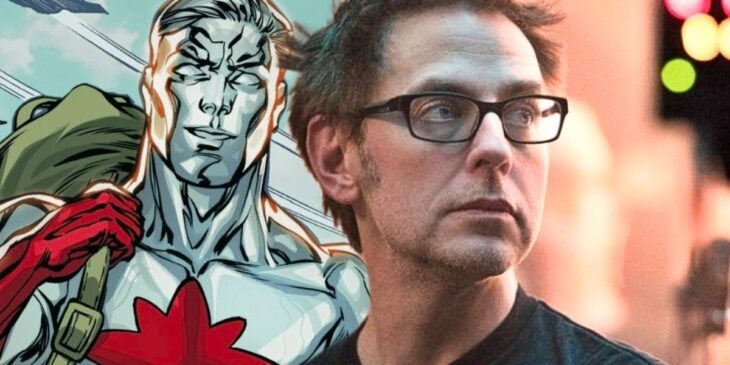 Capitão Átomo e James Gunn, CEO do DCU