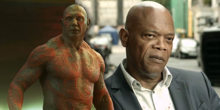 Dave Bautista e Samuel L Jackson