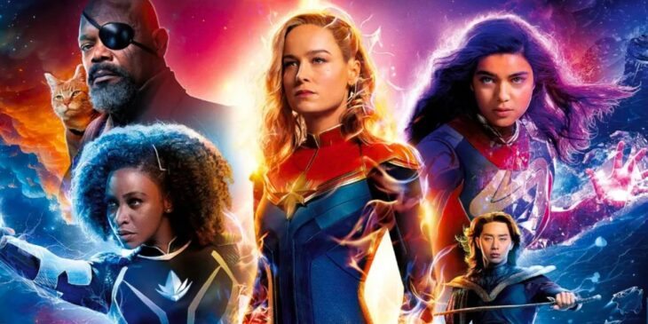 Time de heroínas em As Marvels