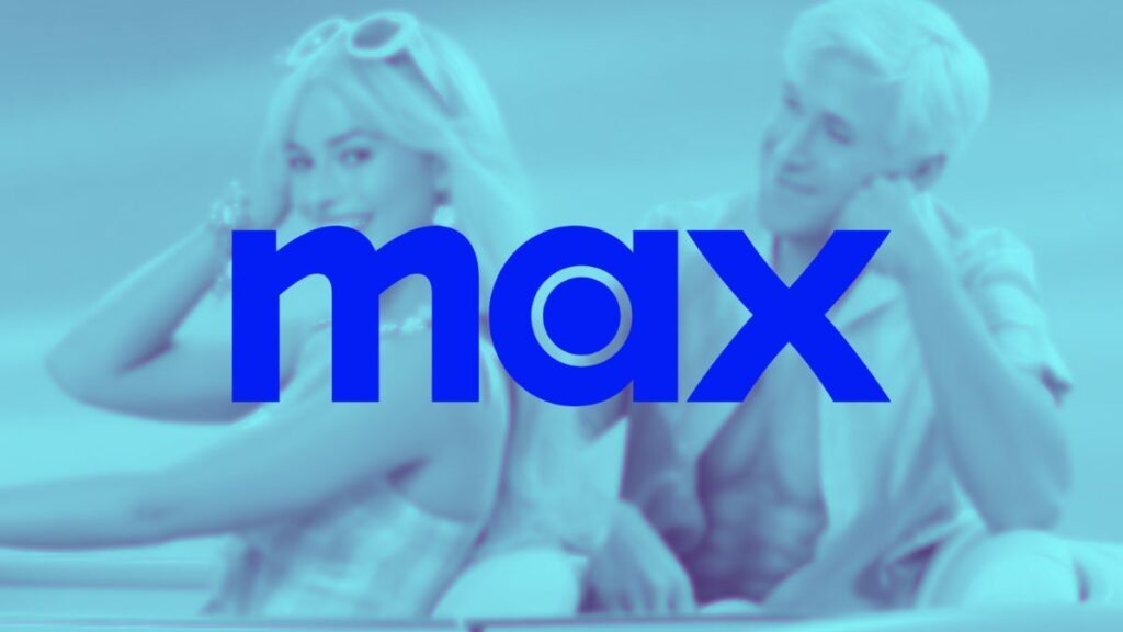 Logo Max com fundo de Barbie