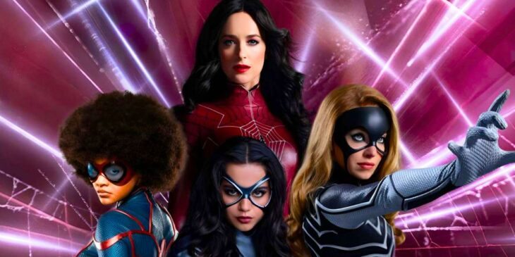 Dakota Johnson e heroínas em Madame Teia