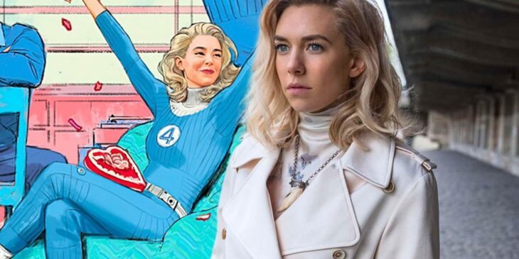Sue em O Quarteto Fantástico, e Vanessa Kirby