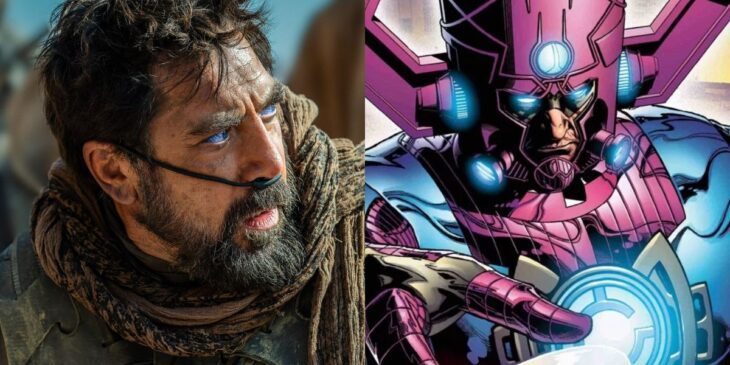 Javier Bardem e Galactus, de Quarteto Fantástico