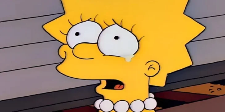 Lisa Simpson chorando
