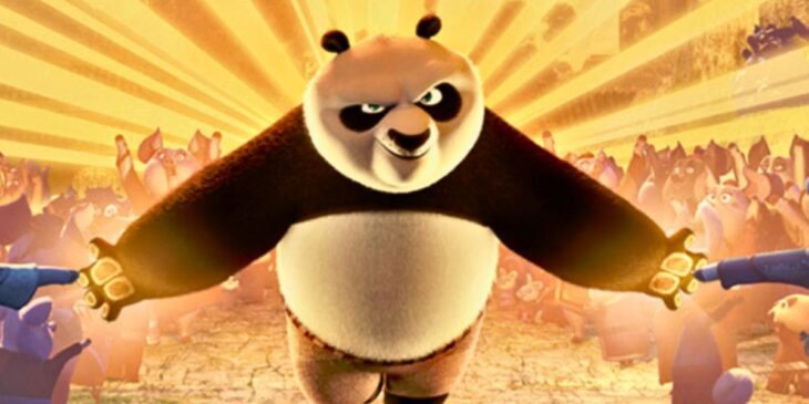 Po em ação na franquia Kung Fu Panda