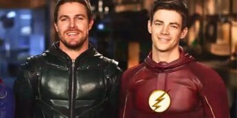 Stephen Amell e Grant Gustin, do Arrowverse