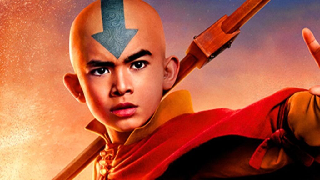 Aang no live-action Avatar O Último Mestre do Ar