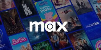 Logo do streaming Max e produções do streaming