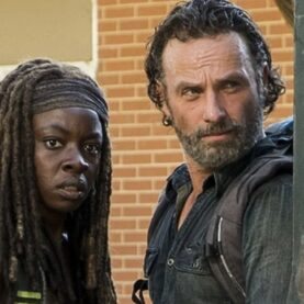 Michonne e Rick, de The Walking Dead The Ones Who Live