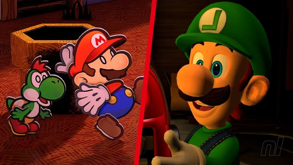 Paper Mario e Luigi's Mansion