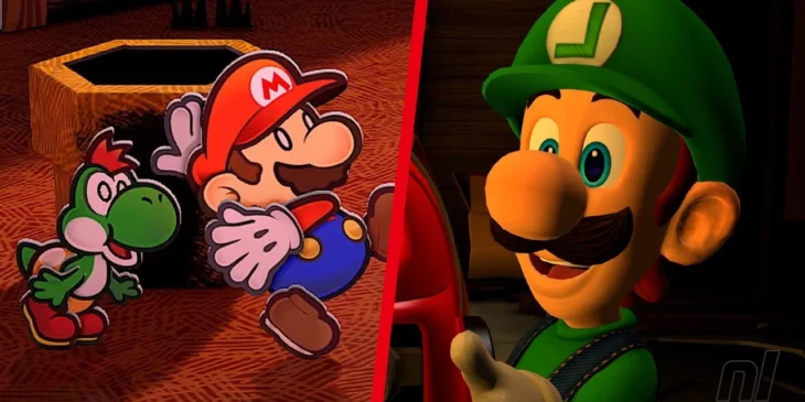 Paper Mario e Luigi's Mansion