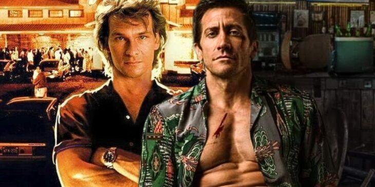 Patrick Swayze e Jake Gyllenhaal em Matador de Aluguel