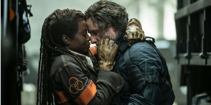 Rick e Michonne em The Walking Dead The Ones Who Live