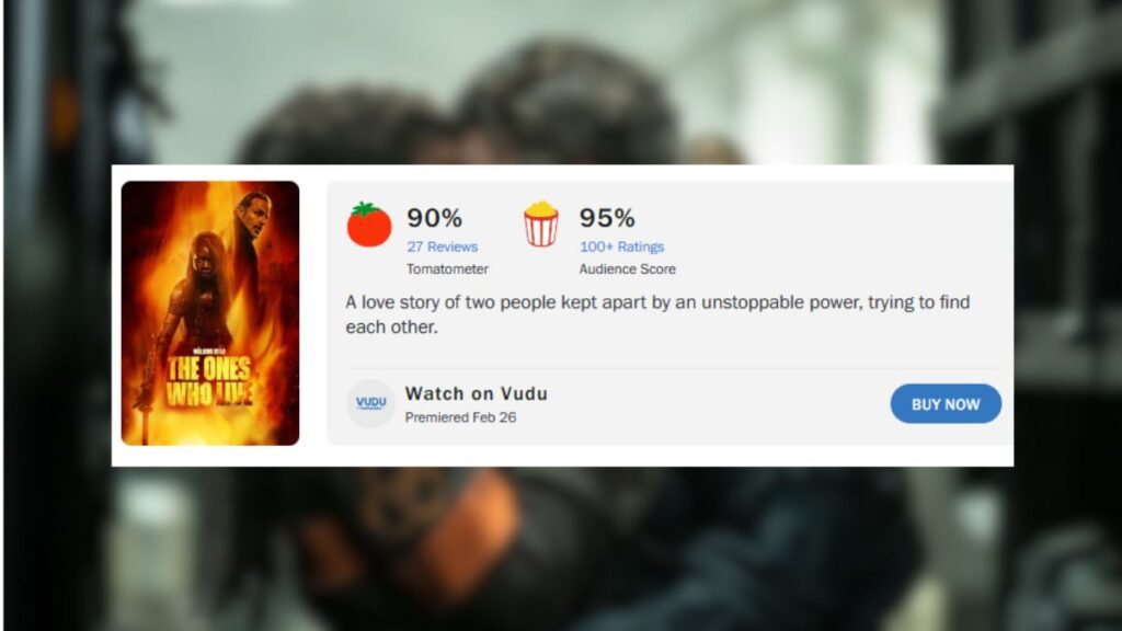 The Walking Dead The Ones Who Live no Rotten Tomatoes