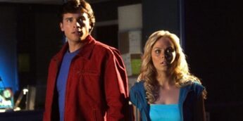 Tom Welling e Laura Vandervoort em Smallville