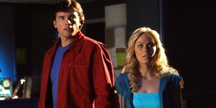 Tom Welling e Laura Vandervoort em Smallville
