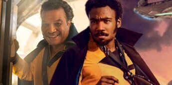 Lando Calrissian de Billy Dee Williams, e Donal Glover, em Star Wars