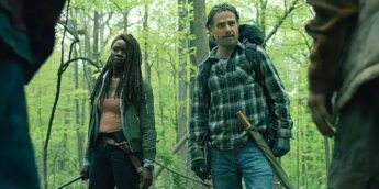 Rick e Michonne na série The Walking Dead The Ones Who Live