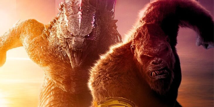 Godzilla e Kong no filme O Novo Império