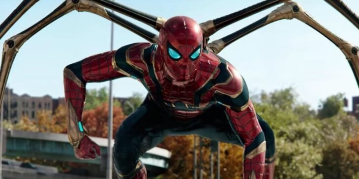 Tom Holland em papel de Homem-Aranha
