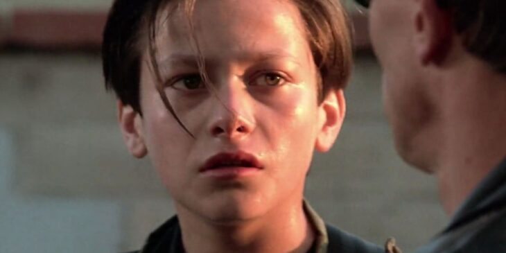Edward Furlong em O Exterminador do Futuro