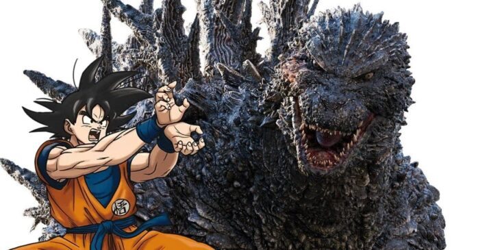 Goku e Godzilla