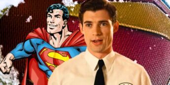 Símbolo do Superman e David Corenswet