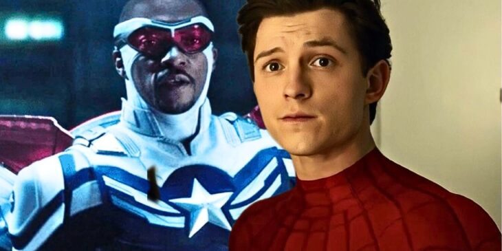 Anthony Mackie de Capitão América 4 e Tom Holland
