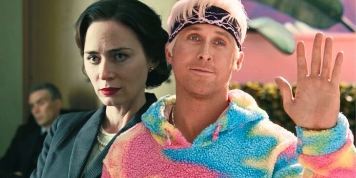 Emily Blunt e Ryan Gosling, de Barbenheimer