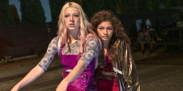 Hunter Schafer e Zendaya na série Euphoria