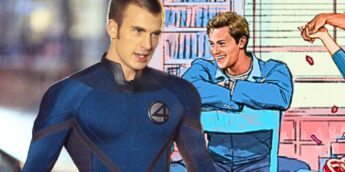 Joseph Quinn e Chris Evans, de Quarteto Fantástico