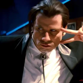 John Travolta em Pulp Fiction