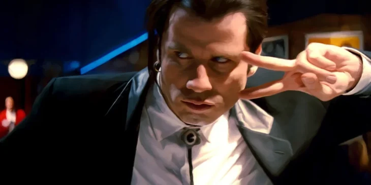 John Travolta em Pulp Fiction